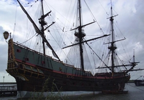 Aan boord van een VOC schip: voedsel en drank.